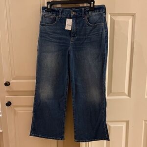J. Crew Women's Cropped Blue Jeans